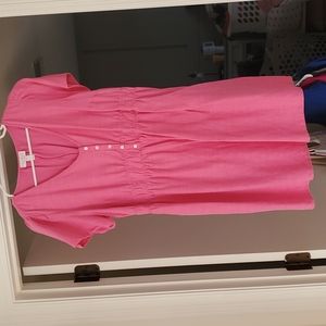 Pink cotton dress